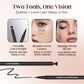 Eyeliner e timbro per ciglia impermeabili 2 in 1