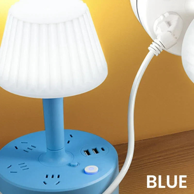 💡 Lampada da Comodino con Stazione di Ricarica – Illumina e Ricarica il Tuo Comodino 🔌