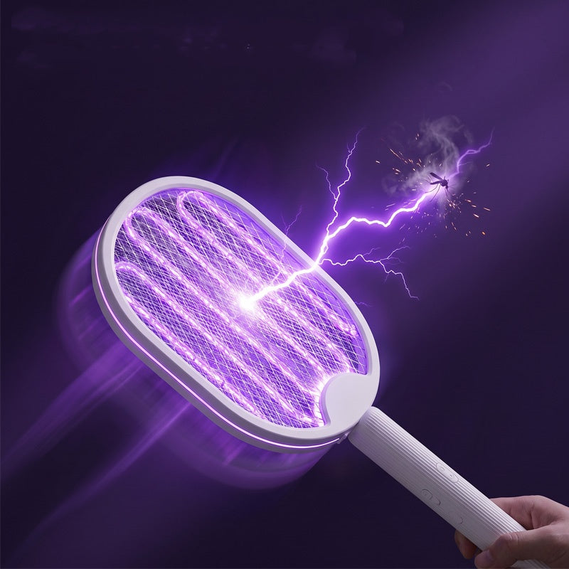 🥳OFFERTA IMPERDIBILE 2026🥳💞OLTRE 50.000 VENDUTI!🦟⚡ SCONTO DEL 50%! Racchetta antizanzare pieghevole 2 in 1: scossa manuale + trappola automatica UV.