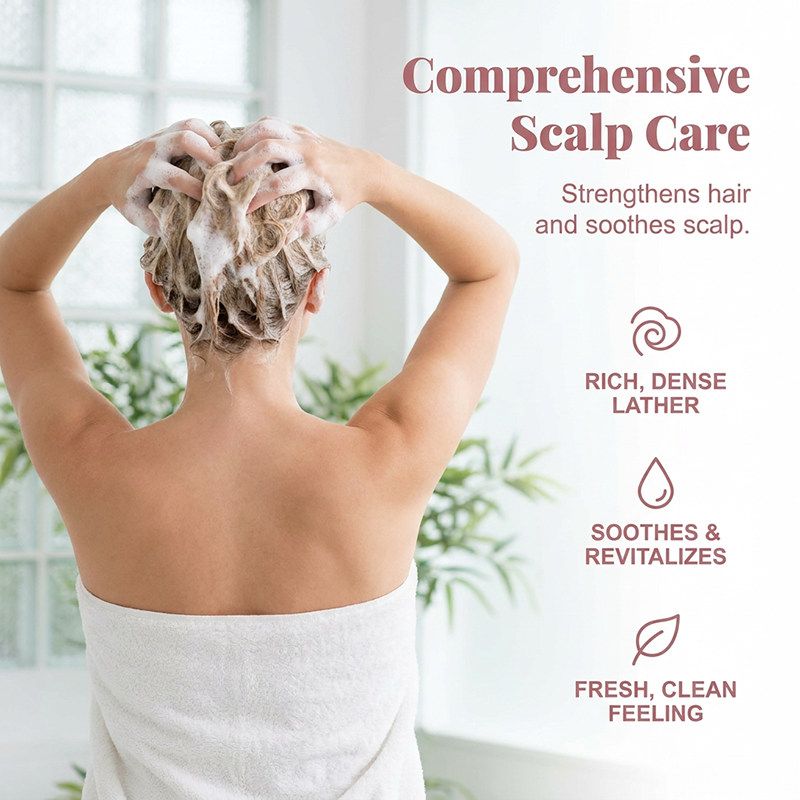 Shampoo Rinforzante per Capelli e Controllo del Sebo