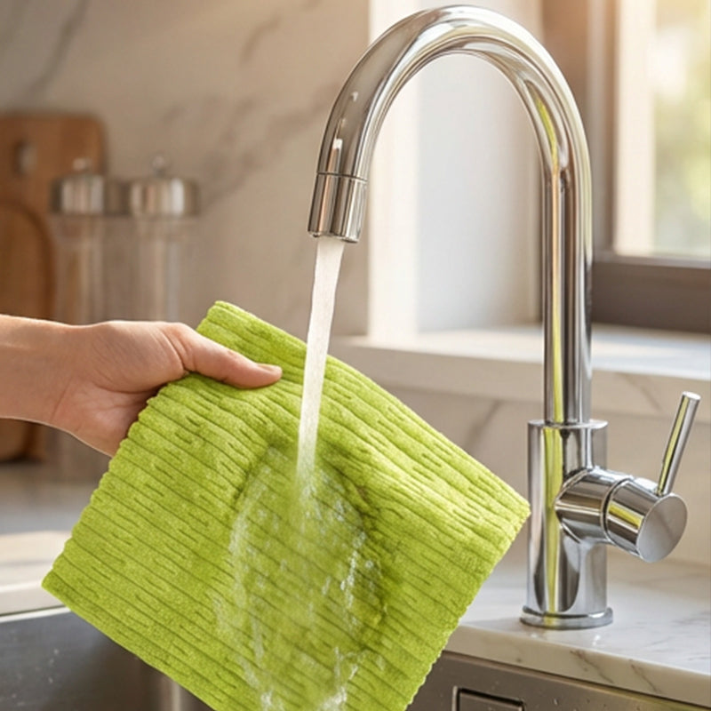 🧼50% OFF HOT SALE 50K+ Sold! ✨Multipurpose Tear-Off Reusable Cleaning Cloth Roll, Pre-Cut Absorbent Microfiber Wipes for Kitchen Bathroom Household Cleaning