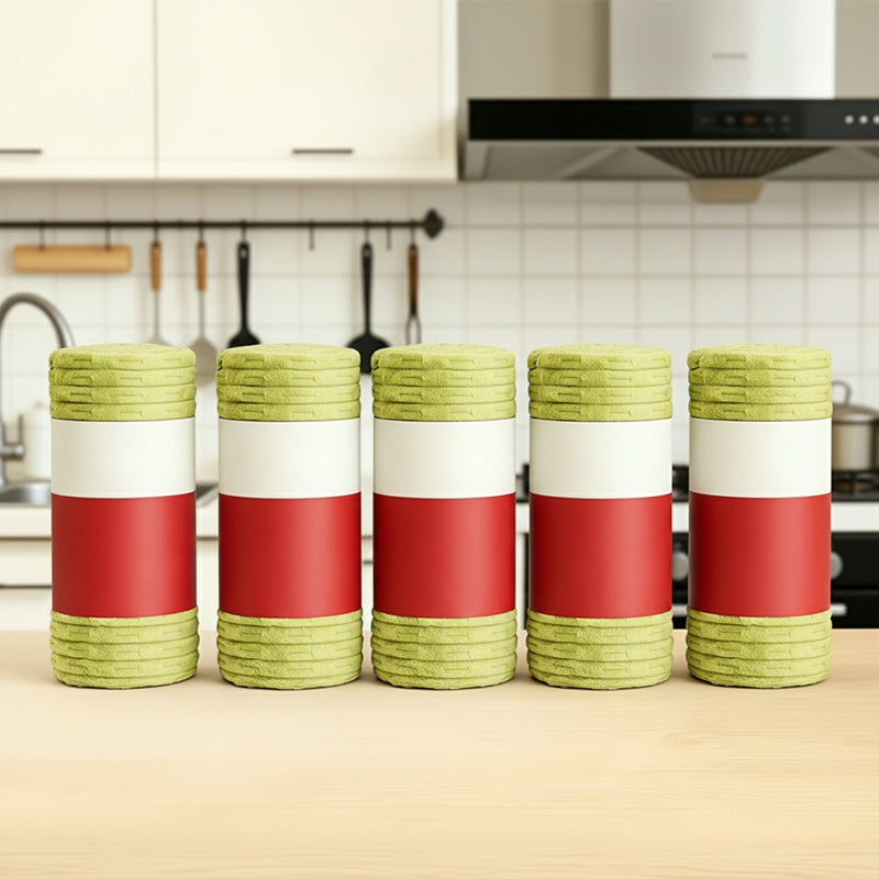 🧼50% OFF HOT SALE 50K+ Sold! ✨Multipurpose Tear-Off Reusable Cleaning Cloth Roll, Pre-Cut Absorbent Microfiber Wipes for Kitchen Bathroom Household Cleaning