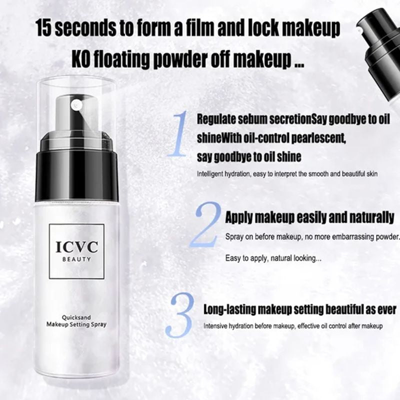 Spray fissante opacizzante e waterproof