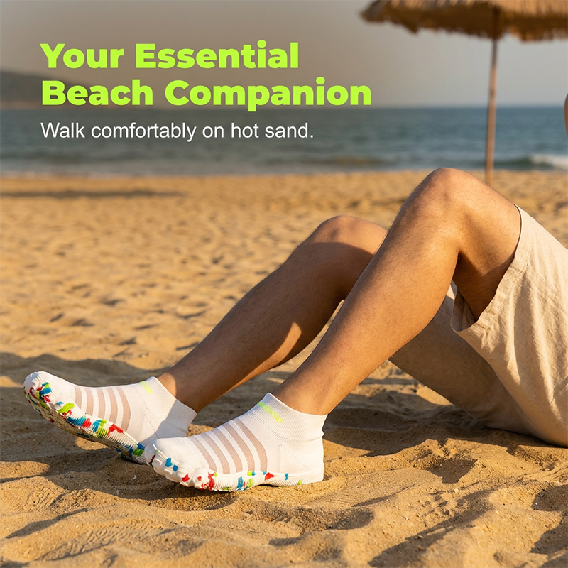🌊 OFFERTA LIMITATA 50% DI SCONTO! ✨ Scarpe Acquatiche Unisex Traspiranti – Tomaia in Mesh, Fori di Drenaggio, Suola Antiscivolo 🏖️
