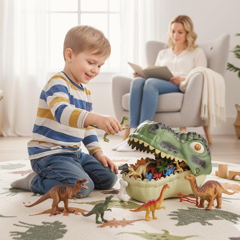 😸 Set di Gioco con Dinosauri Divertente ed Educativa per Bambini