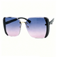 Occhiali da Sole Quadrati Oversize Senza Montatura