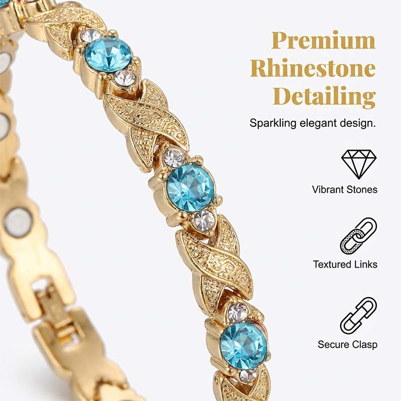 Bracciale Magnetico alla Moda con Strass
