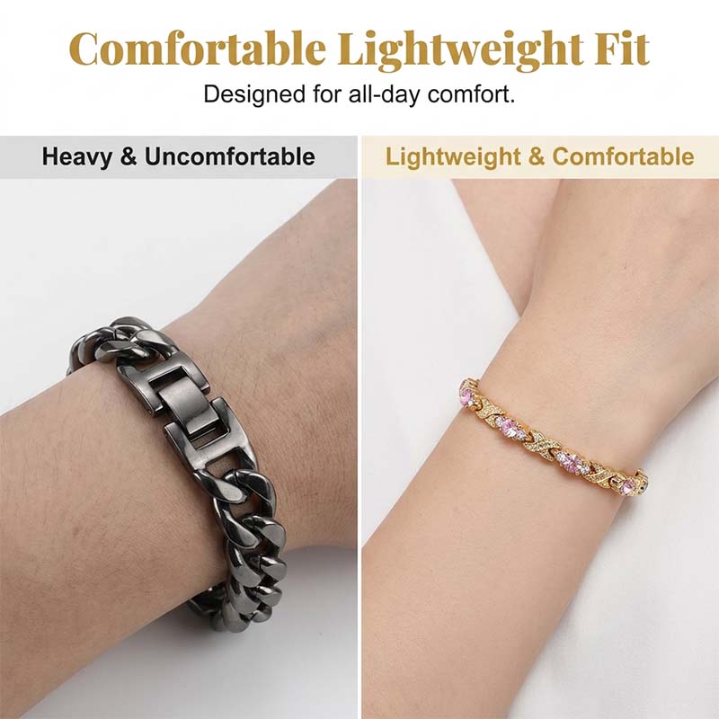 Bracciale Magnetico alla Moda con Strass