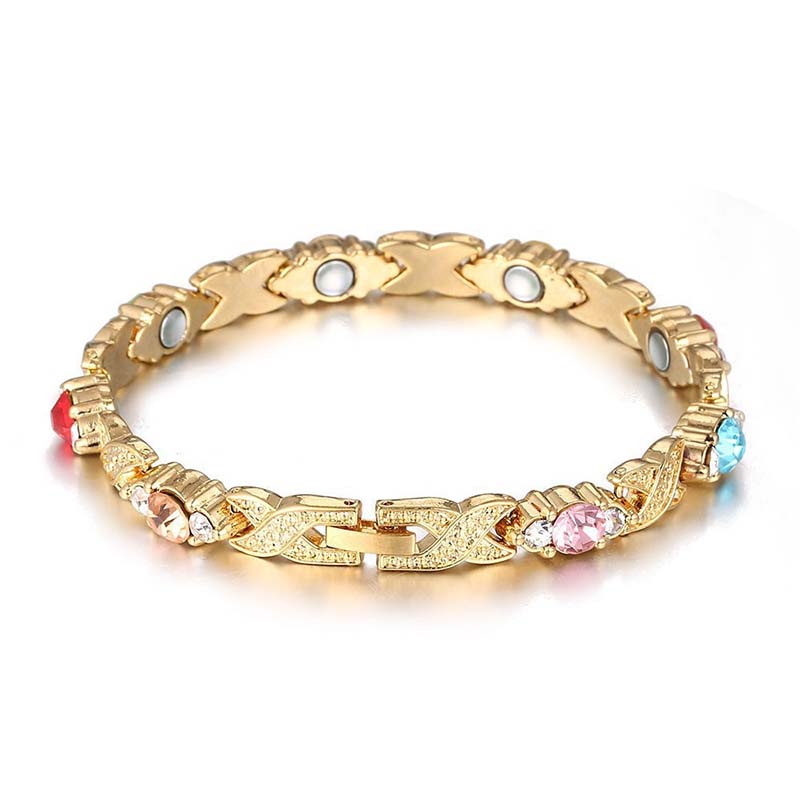 Bracciale Magnetico alla Moda con Strass