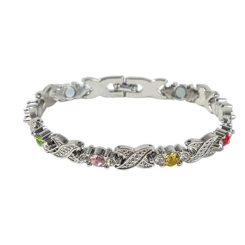 Bracciale Magnetico alla Moda con Strass
