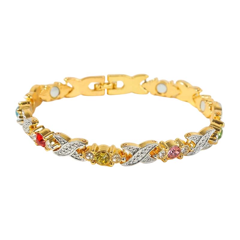 Bracciale Magnetico alla Moda con Strass