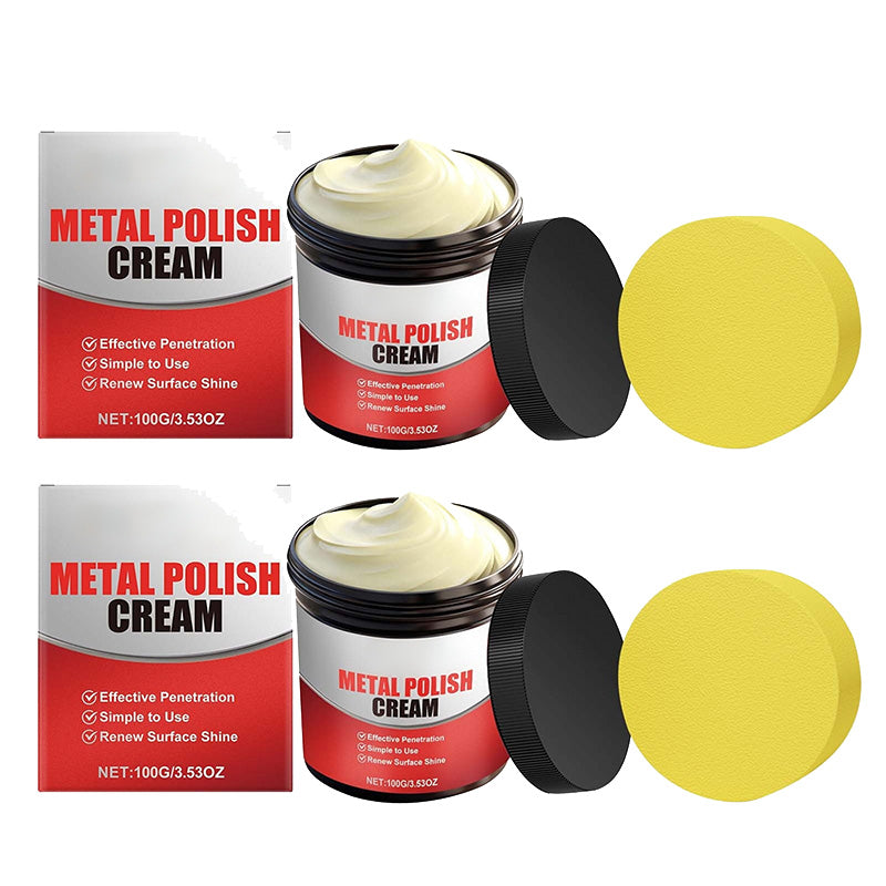 Crema Lucidante per Metalli per la Pulizia della Cucina e la Rimozione delle Macchie