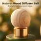 Profumo per Auto con Sfera Diffusore in Legno Naturale