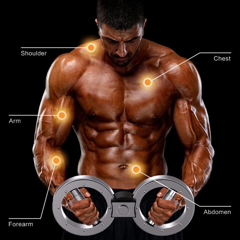 [Attrezzo da palestra per le braccia] Spinning Rotator Burn Machine, attrezzo da 12 libbre per braccia e spalle con resistenza regolabile, attrezzo per l'allenamento dell'avambraccio e della forza di presa per uomini e donne – per casa e palestra