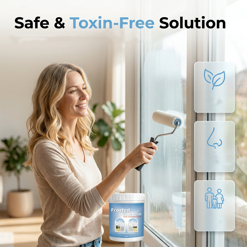 🥳PROMO 2026🥳 💞OLTRE 40.000 VENDUTI! 🪟🎨 SCONTO DEL 50%! Vernice effetto vetro satinato per privacy – a base d'acqua, impermeabile, non tossica. Proteggi la tua privacy senza perdere la luce naturale! 🛡️✅