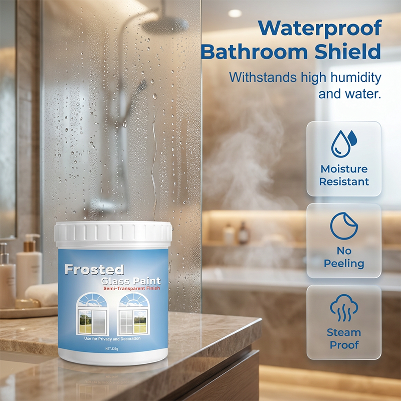 🥳PROMO 2026🥳 💞OLTRE 40.000 VENDUTI! 🪟🎨 SCONTO DEL 50%! Vernice effetto vetro satinato per privacy – a base d'acqua, impermeabile, non tossica. Proteggi la tua privacy senza perdere la luce naturale! 🛡️✅