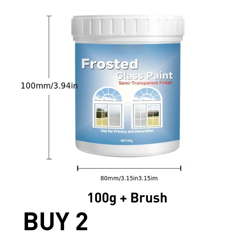 🥳PROMO 2026🥳 💞OLTRE 40.000 VENDUTI! 🪟🎨 SCONTO DEL 50%! Vernice effetto vetro satinato per privacy – a base d'acqua, impermeabile, non tossica. Proteggi la tua privacy senza perdere la luce naturale! 🛡️✅