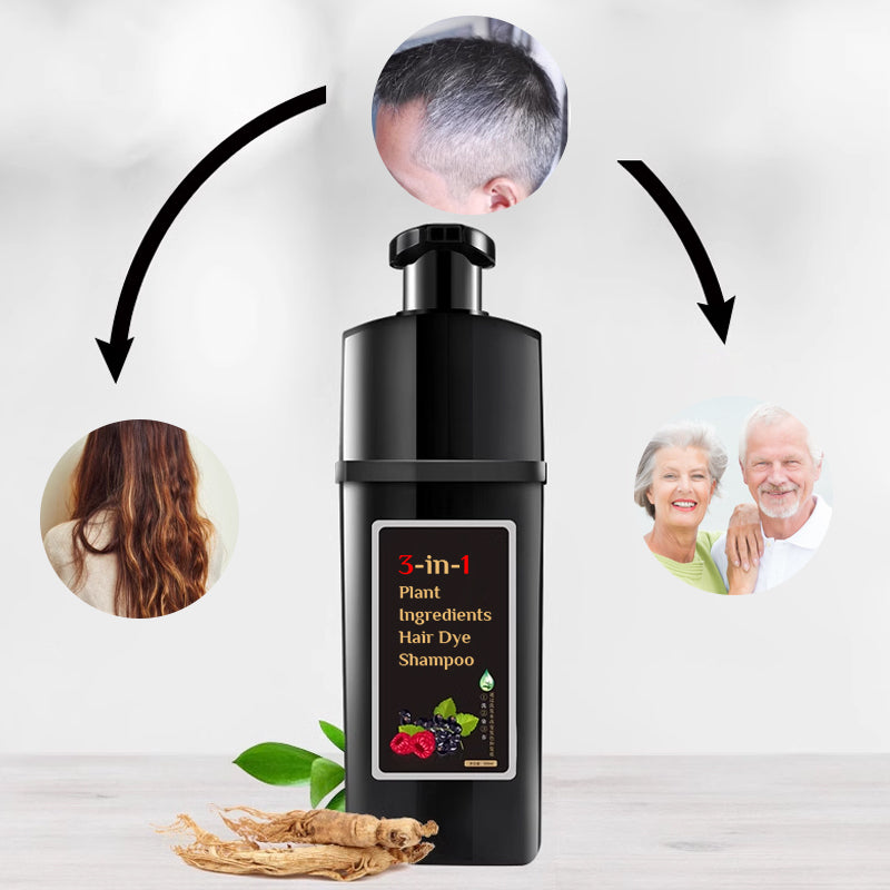 Shampoo per tinture per capelli con ingredienti vegetali