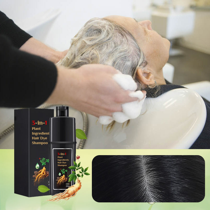 Shampoo per tinture per capelli con ingredienti vegetali