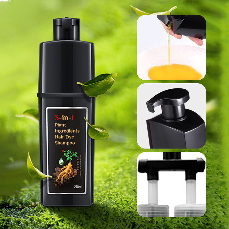 Shampoo per tinture per capelli con ingredienti vegetali