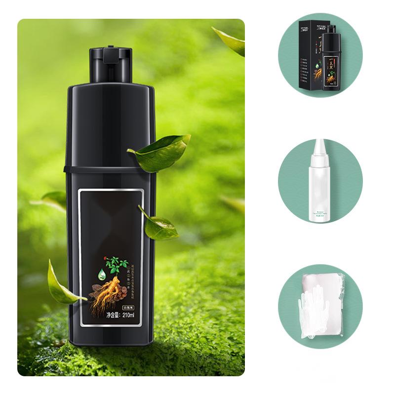 Shampoo per tinture per capelli con ingredienti vegetali