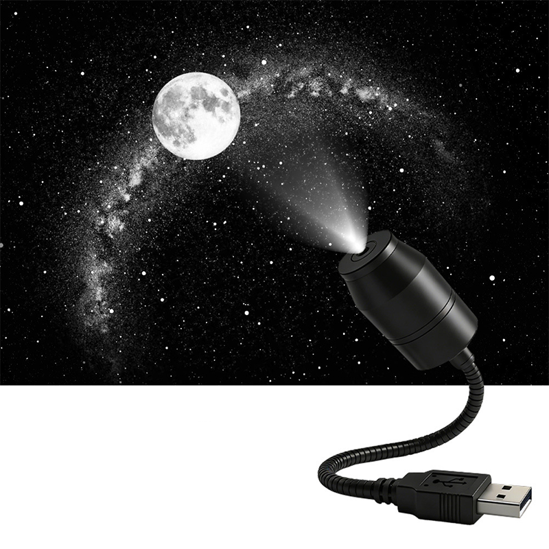 Luce proiettore di stelle per tetto auto USB