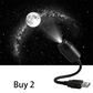Luce proiettore di stelle per tetto auto USB
