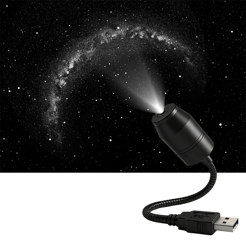 Luce proiettore di stelle per tetto auto USB