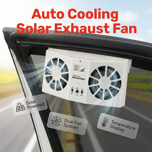 🌞Ventola di scarico del climatizzatore per auto alimentata a energia solare