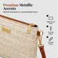 Borsa a tracolla e pochette da donna in paglia intrecciata