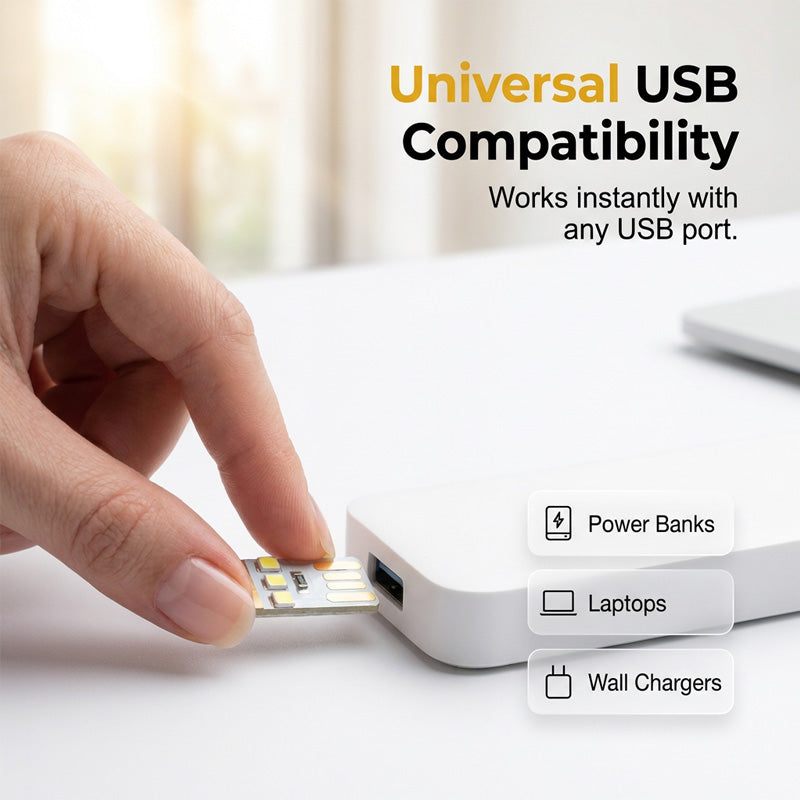 Mini luce notturna a LED USB portatile