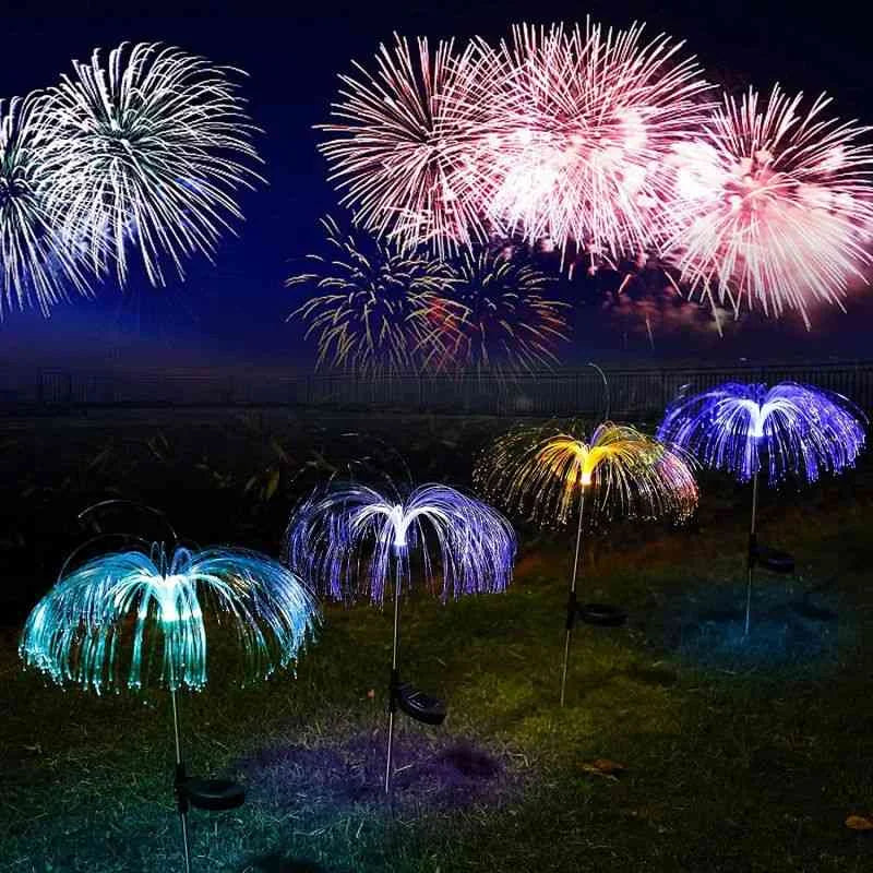 🔥ACQUISTA 1 E RICEVI 1 GRATIS (CONFEZIONE DA 2)🔥Luce ambientale solare impermeabile per prato esterno che cambia colore a forma di medusa