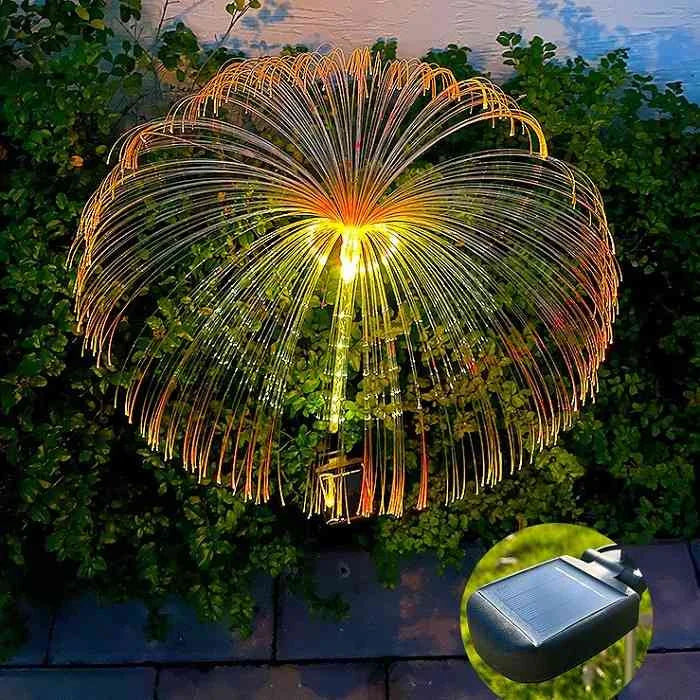 🔥ACQUISTA 1 E RICEVI 1 GRATIS (CONFEZIONE DA 2)🔥Luce ambientale solare impermeabile per prato esterno che cambia colore a forma di medusa