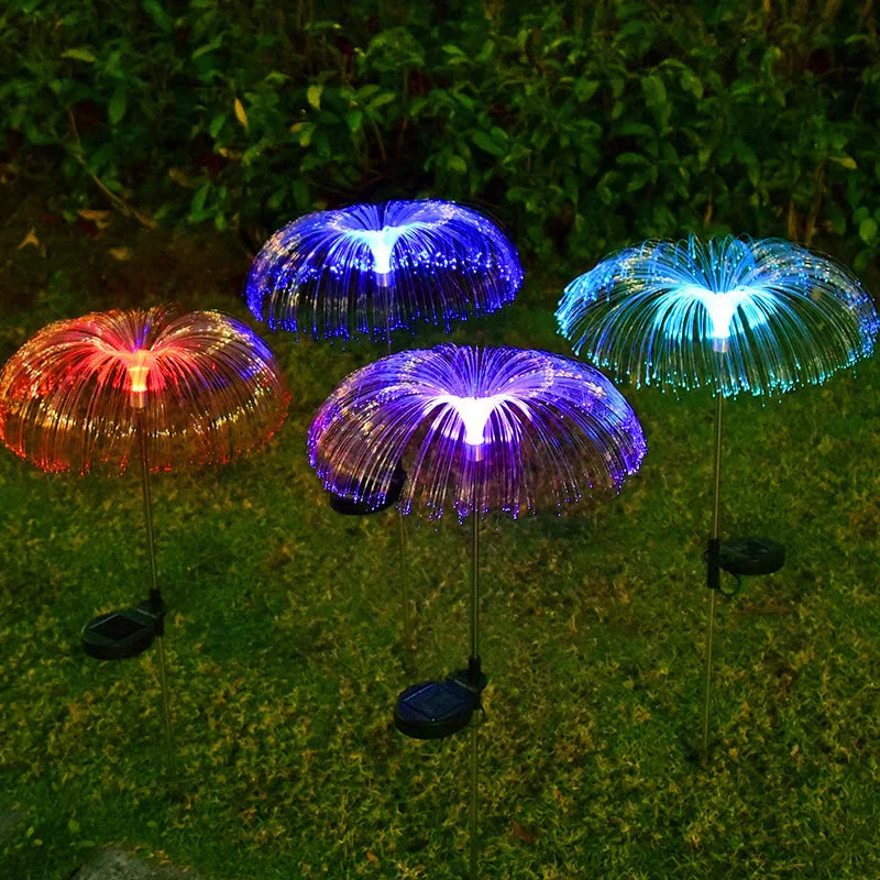 🔥ACQUISTA 1 E RICEVI 1 GRATIS (CONFEZIONE DA 2)🔥Luce ambientale solare impermeabile per prato esterno che cambia colore a forma di medusa
