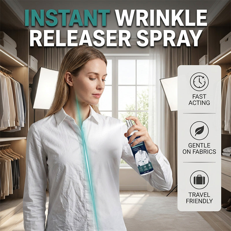 ✨Ultimo giorno: 50% di sconto👔 Spray antipiega istantaneo, senza ferro, da viaggio, antistatico e rinfrescante.