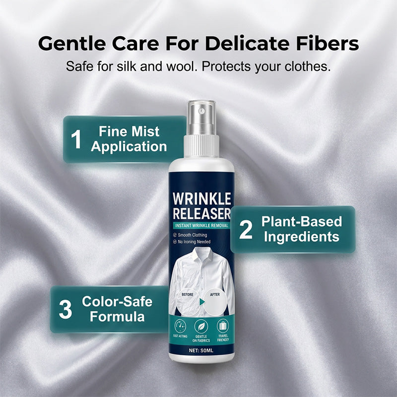 ✨Ultimo giorno: 50% di sconto👔 Spray antipiega istantaneo, senza ferro, da viaggio, antistatico e rinfrescante.