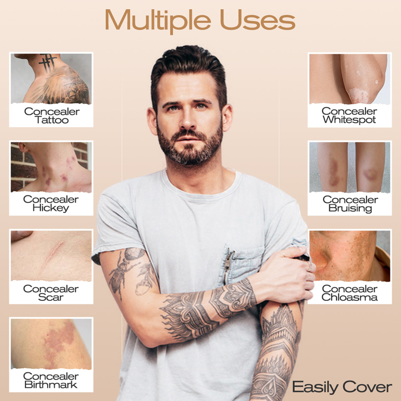 🛍️🌟 Crema correttiva impermeabile per cicatrici e imperfezioni – Copre e lenisce, tutto il giorno! 💦