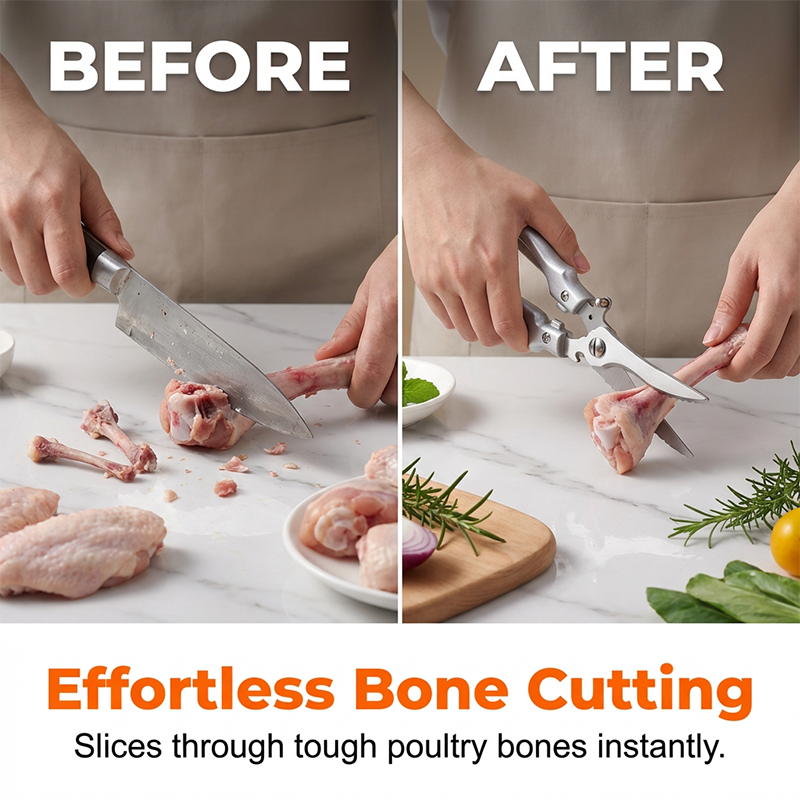 Forbici da cucina resistenti per pollame