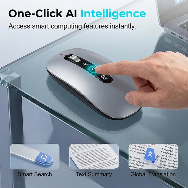 🖱️ 50% DI SCONTO ORA! 💬 Mouse Wireless AI con Controllo Vocale – Controllo vocale, wireless e alimentato da AI – Aumenta la produttività per lavoro e uso quotidiano ✨