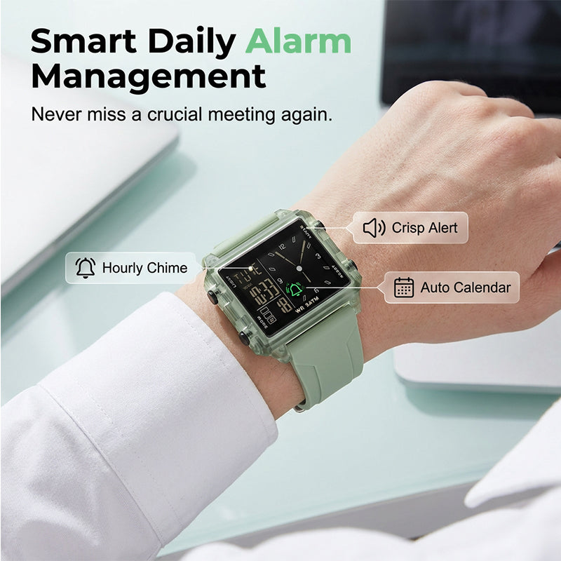⌚ ORA CON IL 50% DI SCONTO! 💧 Orologio digitale trasparente – resistente all’acqua fino a 50 m, display luminoso e visualizzazione ibrida – Lo stile incontra la funzionalità ✨