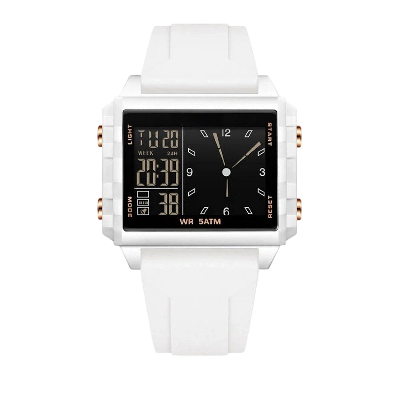 ⌚ ORA CON IL 50% DI SCONTO! 💧 Orologio digitale trasparente – resistente all’acqua fino a 50 m, display luminoso e visualizzazione ibrida – Lo stile incontra la funzionalità ✨