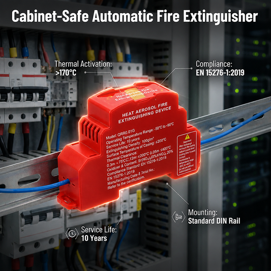 🧯🌡️ Estintore automatico termico – attivazione a contatto con il calore – Sicurezza garantita in cucina e in auto! 🚗🏠
