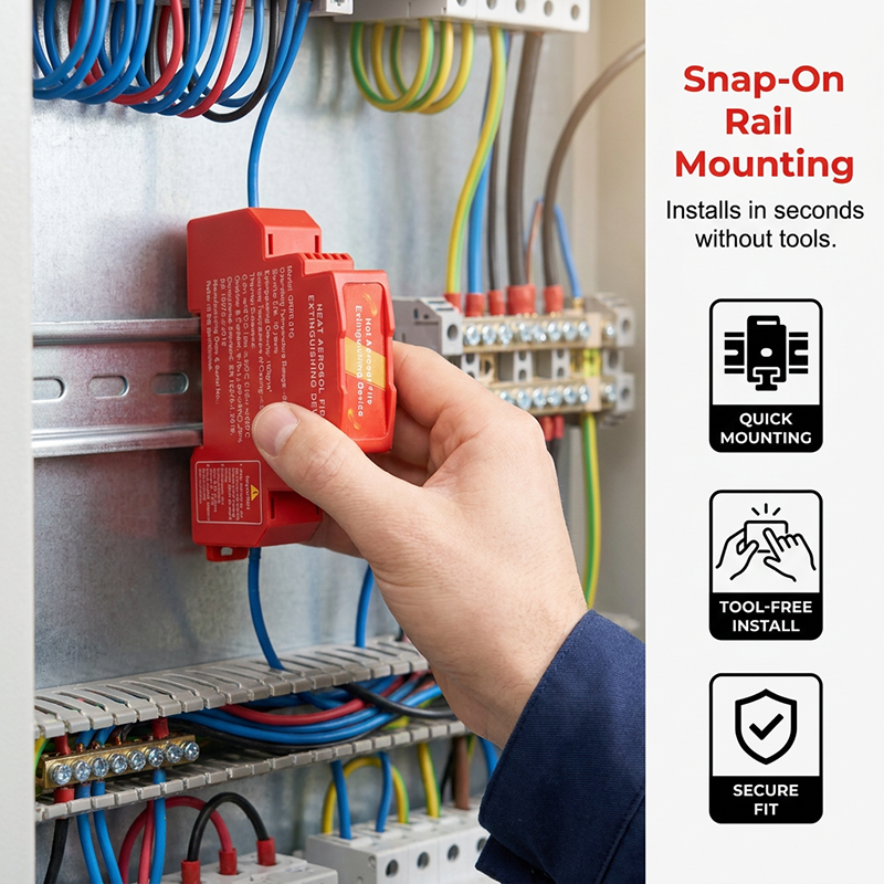 🧯🌡️ Estintore automatico termico – attivazione a contatto con il calore – Sicurezza garantita in cucina e in auto! 🚗🏠
