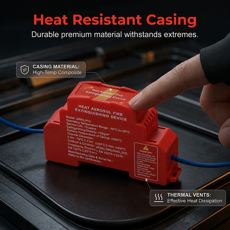 🧯🌡️ Estintore automatico termico – attivazione a contatto con il calore – Sicurezza garantita in cucina e in auto! 🚗🏠