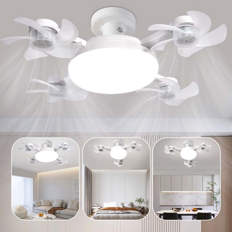 💡⏰ Ultimo Giorno | Ventilatore Soffitto Attacco E27 LED 2in1 -50%