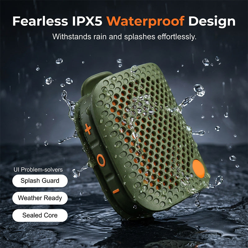⏳Offerta Limitata – 50% di Sconto⏰ Altoparlante Bluetooth Portatile con Stereo TWS, Impermeabile IPX5, Mini Wireless