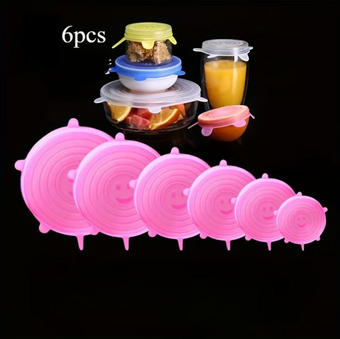 🥡⏰ Ultimo Giorno | Coperchi Silicone 6pz -50%