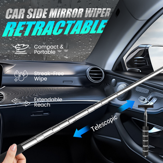 Pulitore retrattile per specchietti laterali auto