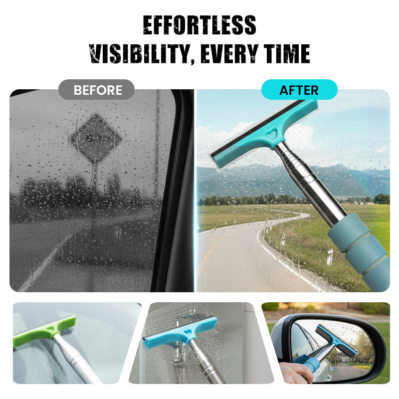 Retractable Car Side Mirror Wiper