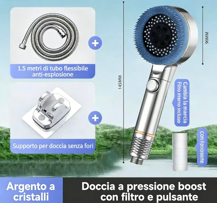 Doccia manuale ad altissima pressione